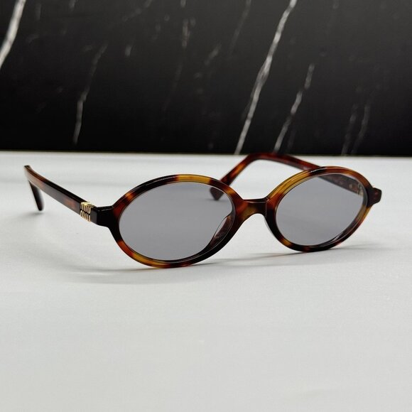 NEW MIU MIU MU04ZS 21C40O SUNGLASSES HAVANA/GRAY WOMEN MU 04ZS, SMU 04Z main image 8